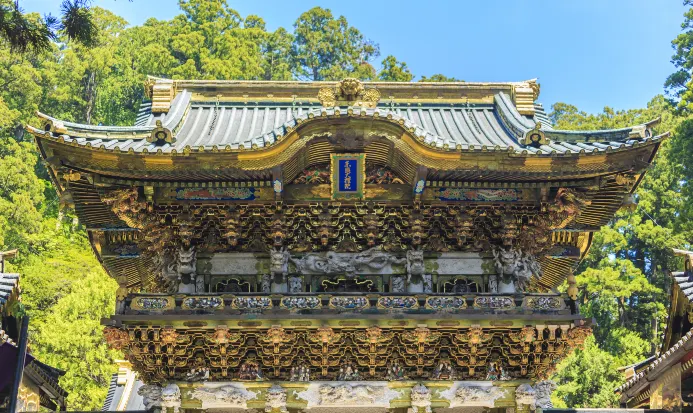 日光東照宮的冬日建築 日光東照宮的冬日建築