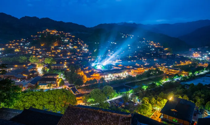 西江千戶苗寨夜景