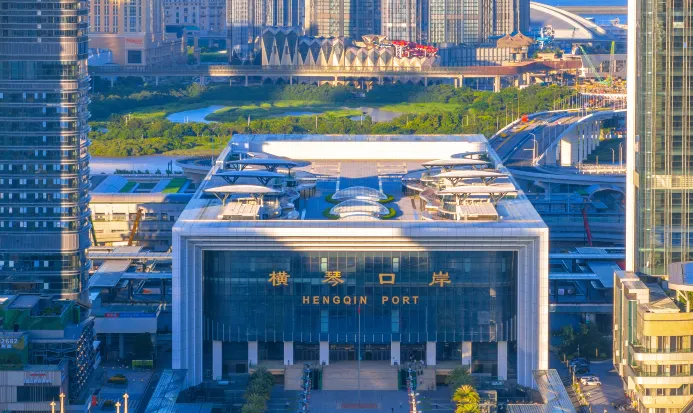 連接珠海與澳門的橫琴口岸 連接珠海與澳門的橫琴口岸