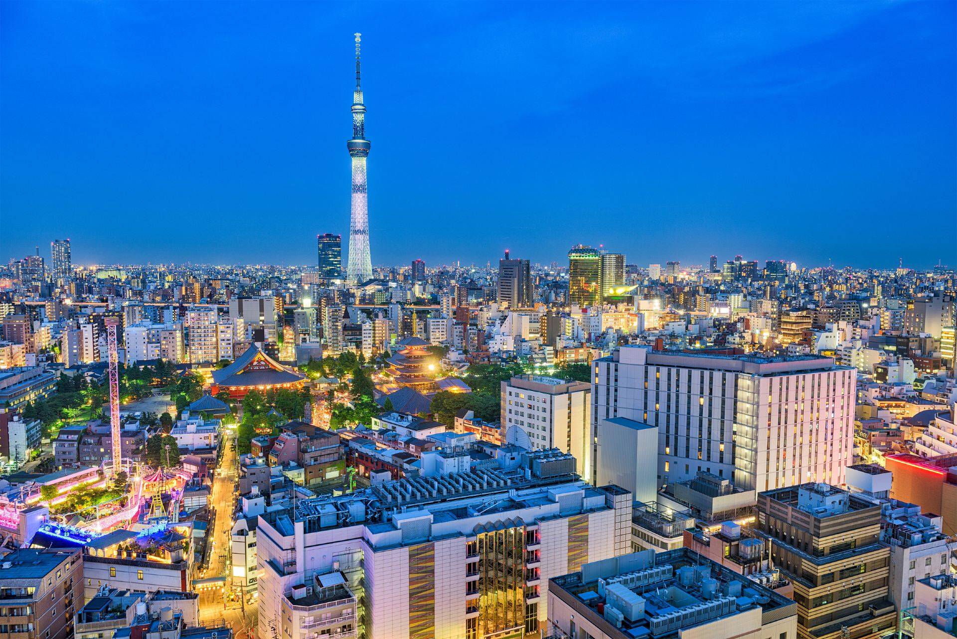 東京晴空塔夜景