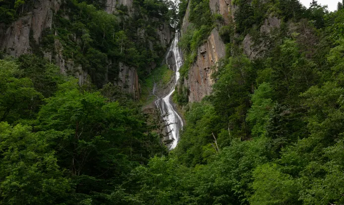 北海道層雲峽秋季峽谷紅葉景色 北海道層雲峽秋季峽谷紅葉景色