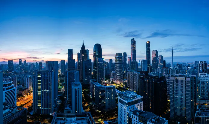 廣州塔與珠江夜景 廣州塔與珠江夜景