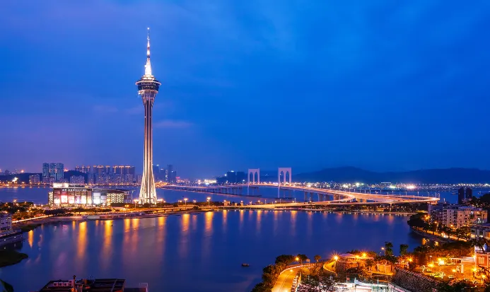 澳門旅遊塔夜景 澳門旅遊塔夜景