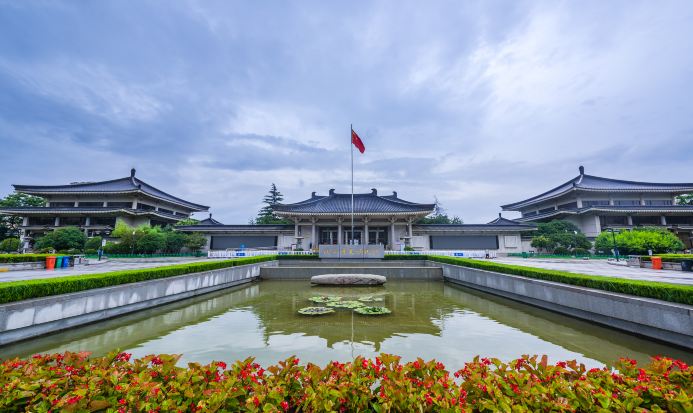 陝西歷史博物館唐風建築外觀