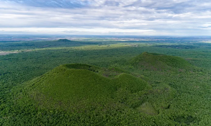 五大連池火山地貌遠景 五大連池火山地貌遠景