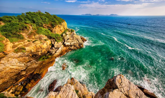 深圳鹿嘴灣的海岸自然風光,掃貨之餘可順道遊覽 深圳鹿嘴灣的海岸自然風光,掃貨之餘可順道遊覽