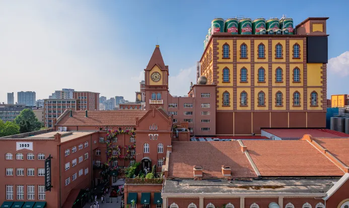 青島啤酒博物館的百年廠房建築