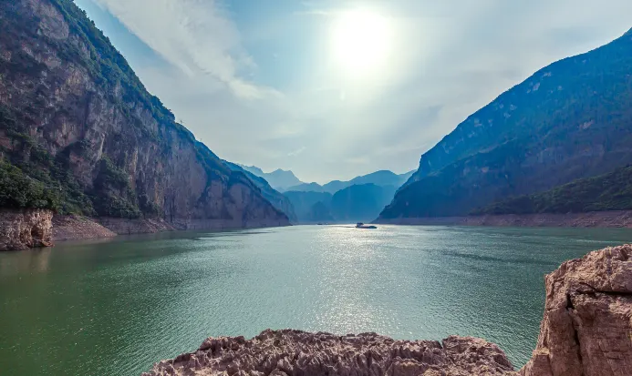 宜昌三峽大壩旅遊區峽谷壯觀景色 宜昌三峽大壩旅遊區峽谷壯觀景色