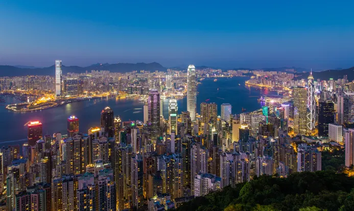 香港市區夜景