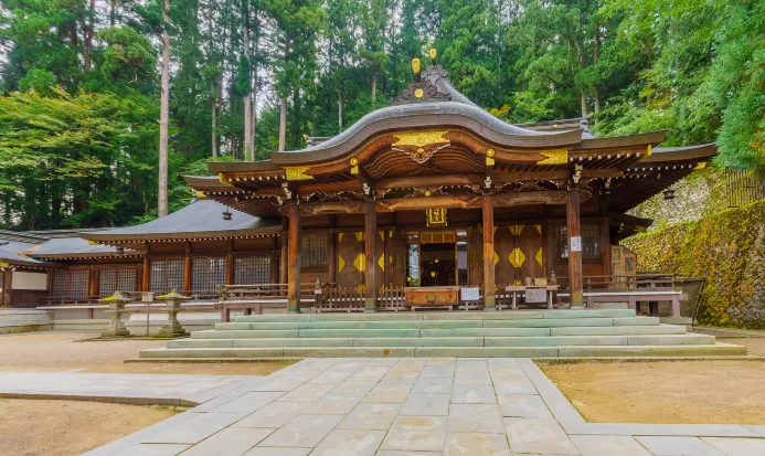 高山櫻山八幡宮一帶的秋日景緻