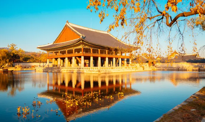 首爾景福宮一帶的宮苑秋色 首爾景福宮一帶的宮苑秋色