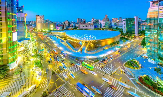 首爾東大門設計廣場嘅建築外觀 首爾東大門設計廣場嘅建築外觀