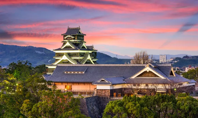 熊本城，日本三大名城之一