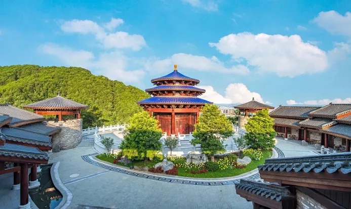 梅州客天下客家小鎮景區復古客家建築與文化景觀