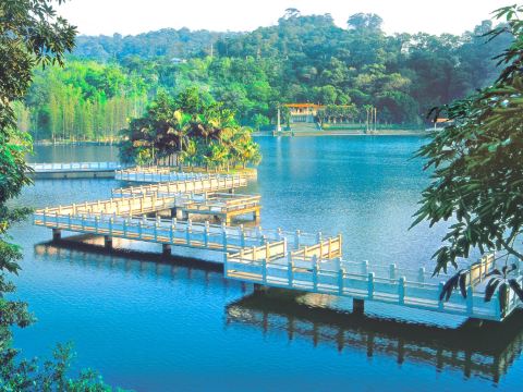 天湖公园九曲桥