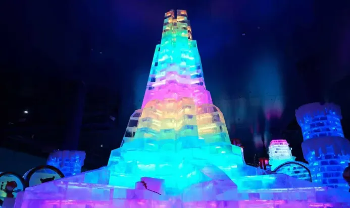 冰雪大世界夢幻冰雪館的冰雕場景 冰雪大世界夢幻冰雪館的冰雕場景