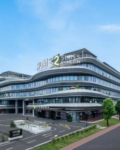 【廣州花都希爾頓惠庭酒店(馬鞍山公園地鐵站店)】廣州酒店+高鐵自由行套票
