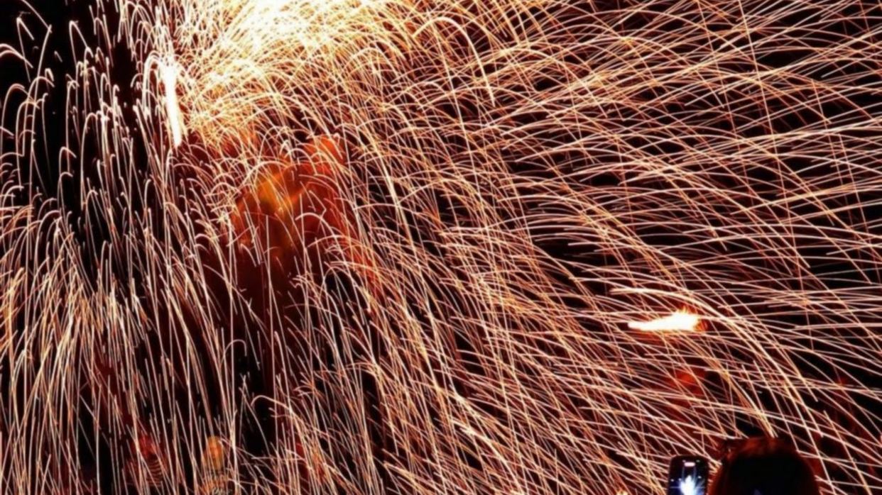 丁宜海灘~觀賞火舞表演