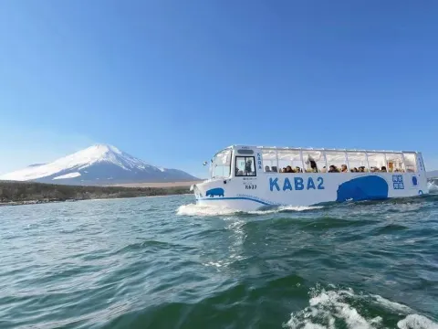 山中湖河馬水陸兩用巴士