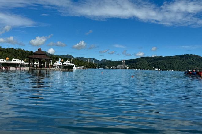 伊達邵碼頭區景觀