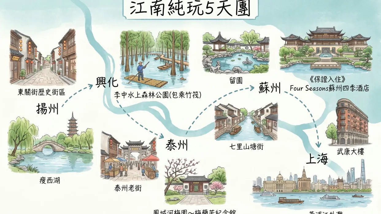 行程示意圖