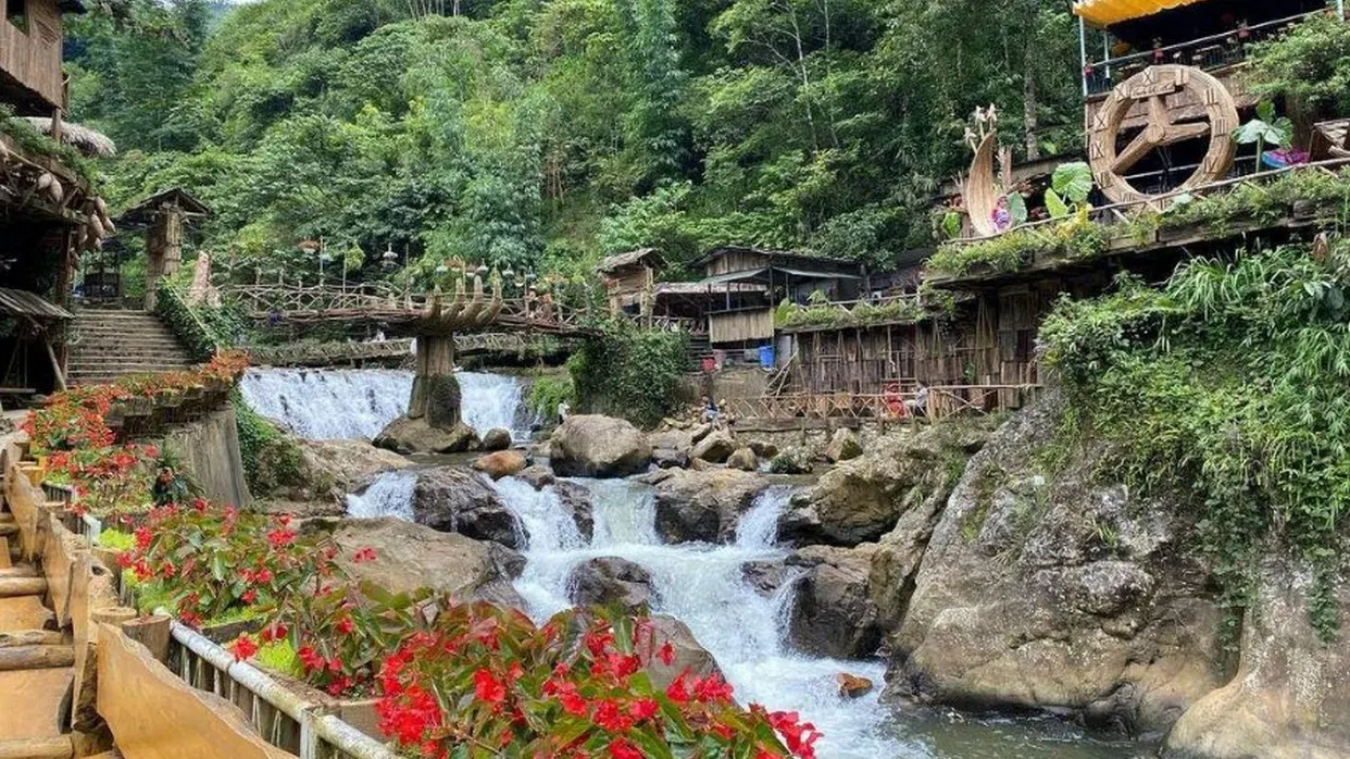 少數民族村寨Cat Cat Village