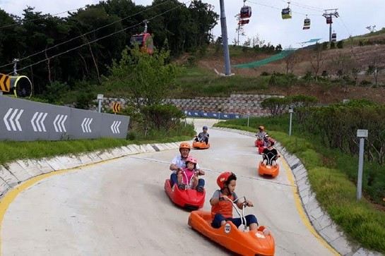 江華島LUGE斜坡滑車體驗