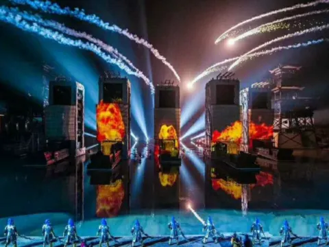 大型山水實景表演《烽煙三國》