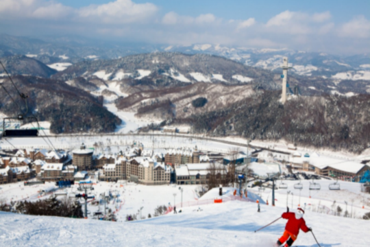 平昌+首爾 6天冬日滑雪之旅【2晚Alpensia Resort Pyeong Chang +冬日滑雪體驗】、樂天世界主題樂園+水族館、大關嶺天空牧場、發旺山觀光纜車~Monapark Skywalk