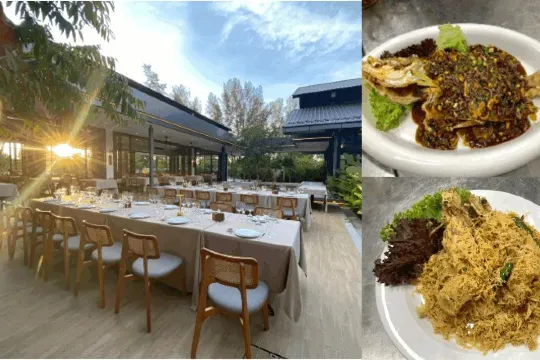 滋味海鮮餐_老虎蝦 + 三味鱸魚