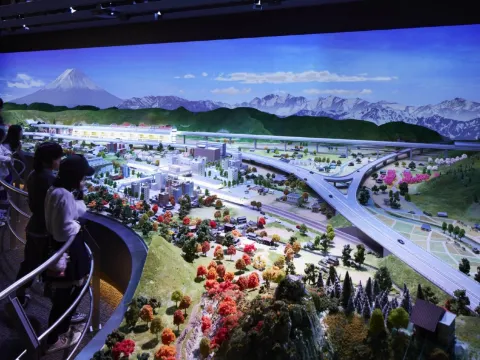 山梨縣磁浮列車見學中心