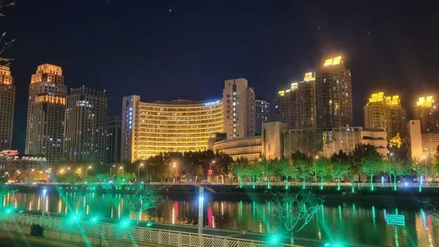天津海河夜景