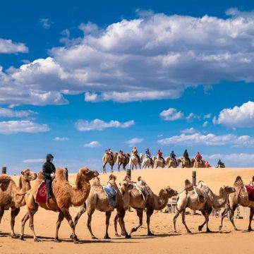 【直航大同】馳騁內蒙古、穿越大同城 草原+沙漠+火山+溫泉8天純玩團  呼和浩特(希拉穆仁草原、大召寺)、鄂爾多斯(響沙灣、成吉思汗陵)、烏蘭察布(烏蘭哈達火山)、山西大同(雲岡石窟)