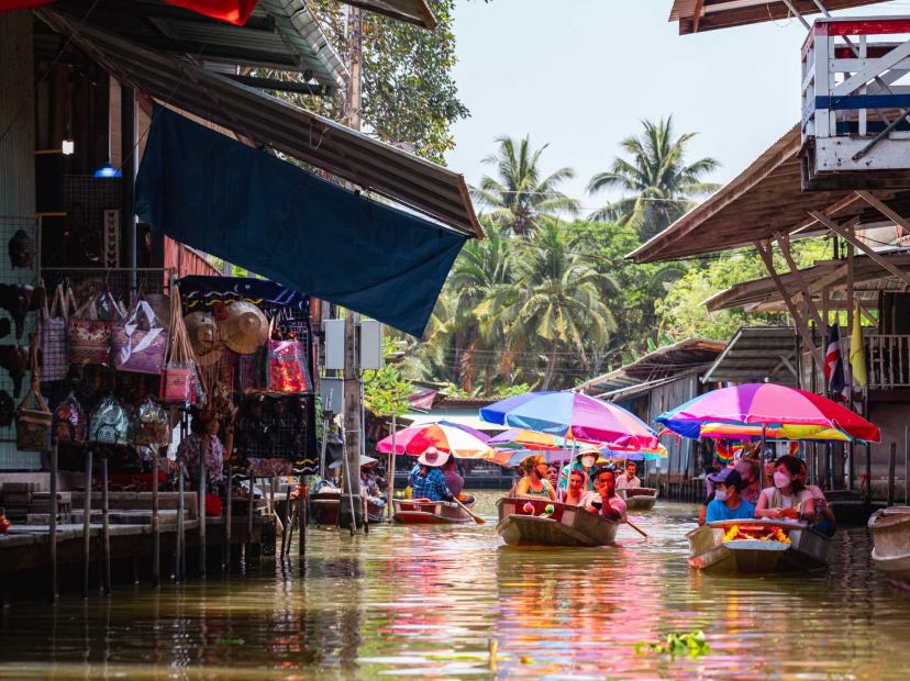 Damnoen Saduak水上市場