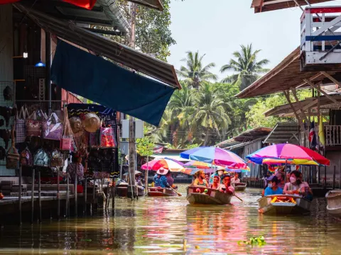 Damnoen Saduak水上市場