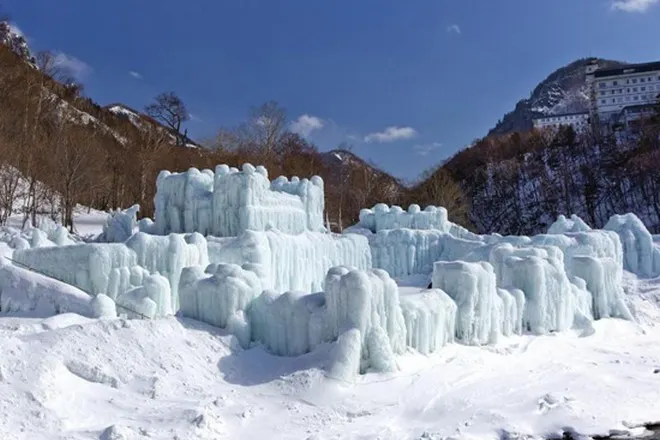 層雲峽冰瀑祭