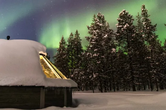 Glass-Roof Aurora Cabins
