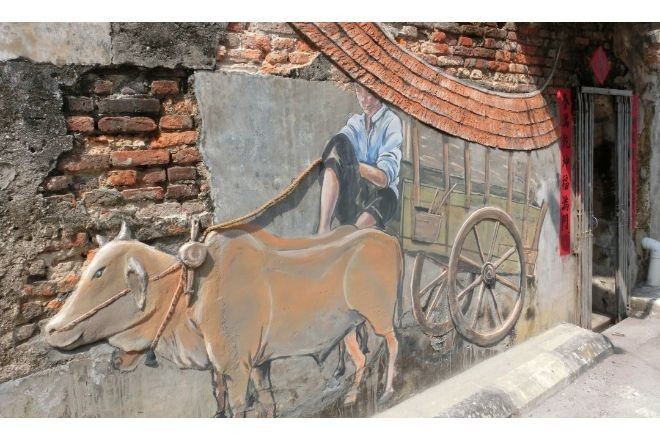 麻坡姐妹情深壁畫