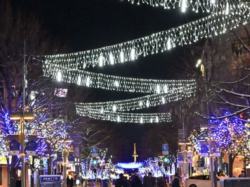 旭川買物公園冬之illumination