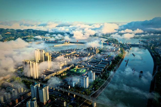 萬里長江第一壩~葛州壩船閘