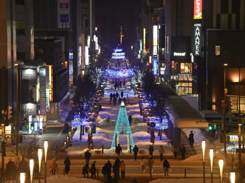 旭川買物公園冬之illumination