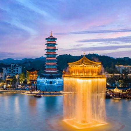 🥮中秋江西🏮~ 景德鎮、婺源、九江、南昌5天純玩高鐵團 【永安專場喜來登酒店中秋音樂燒烤晚會】廬山、婺女洲、DIY陶藝、石鐘樓(嫦娥玉兔迎賓)、東林大佛、滕王閣琵琶行主題遊輪