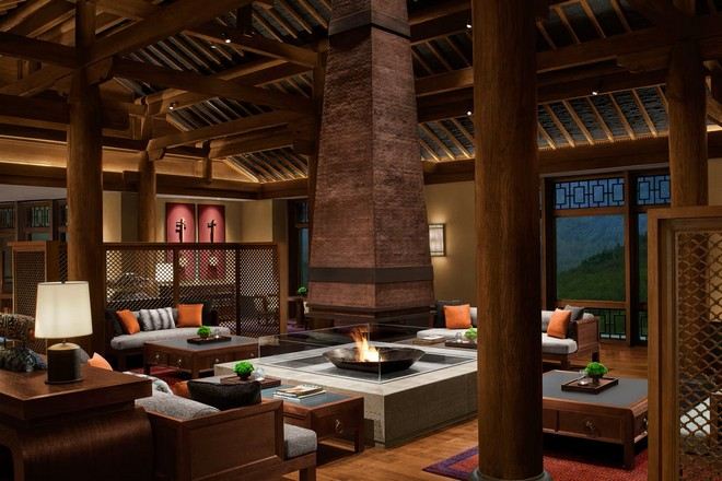 九寨溝日賽谷麗思卡爾頓隱世酒店_大堂