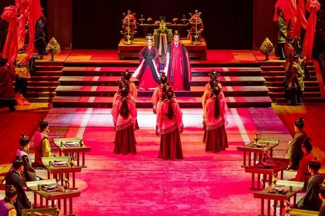 《金聲玉振》大型實景演出禮樂表演