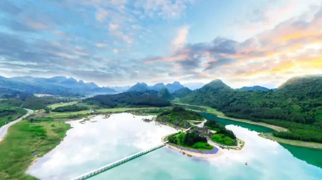 同心橋、情人島