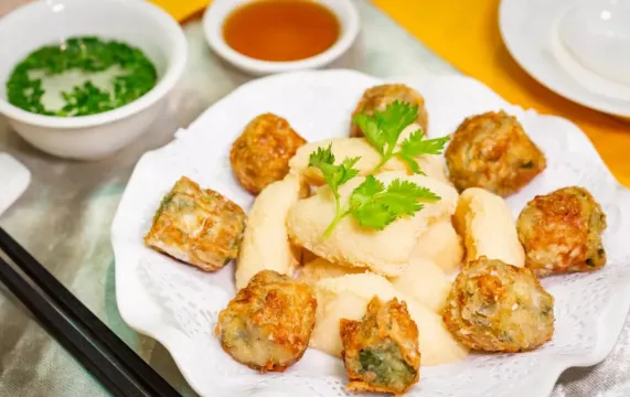 普寧豆幹拼果肉