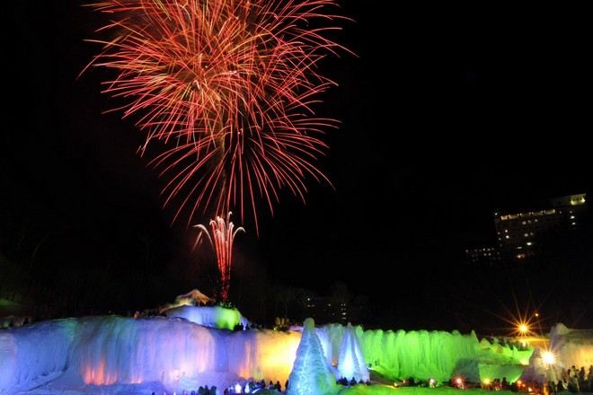 層雲峽冰瀑祭