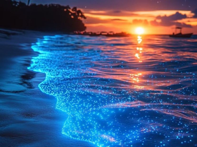 海洋奇觀藍眼淚