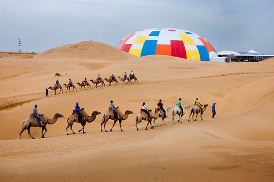 庫布其沙漠~響沙灣