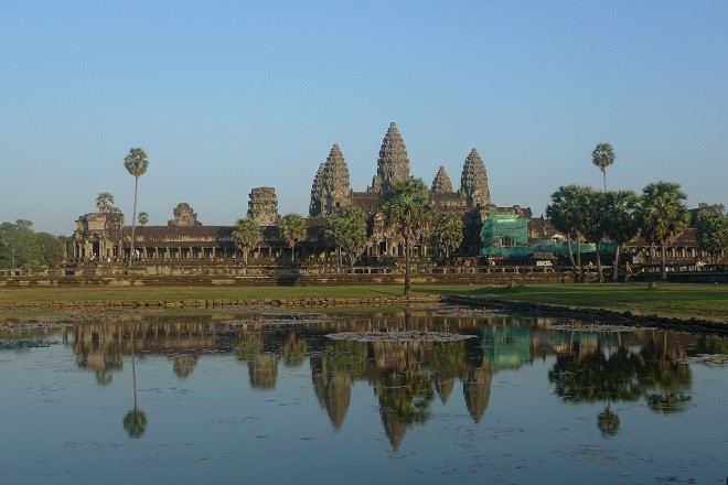 吳哥窟夕陽美景